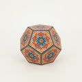 MikhaLuma Eunoia handcrafted dodecahedron paper lantern, unlit in daylight